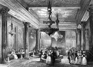 Regents Park Colosseum Interior Print, circa 1830s