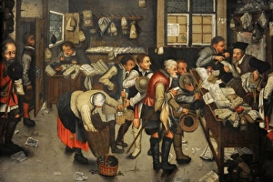 The Collectors Office, 1615 by Pieter Brueghel the Younger The Collectors Office, 1615 by Pieter Brueghel the Younger