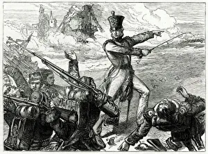 Colonel Fitzgerald's Charge at San Sebastian, Peninsular War - Field Marshal Sir John Colonel Fitzgerald's Charge at San Sebastian, Peninsular War - Field Marshal Sir John