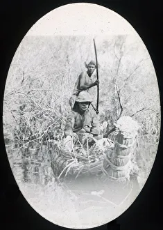 Colonial Persia, hunting in reed boats Colonial Persia, hunting in reed boats