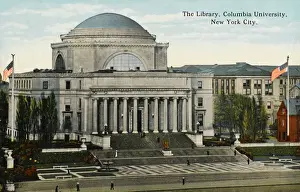 Prints of The Library, Columbia University, New York City, America New York Prints: Columbia University Library Print, New York City