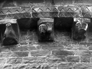 Medieval Architectural Features Prints: Comical Corbals