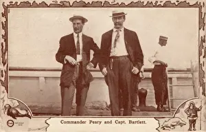 Polar Explorer Prints: Commander Peary and Captain Bartlett