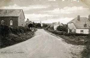 Prints of The Common, Winterslow, Salisbury, near Buckholt, Wiltshire, England. Date: 1929 Salisbury Prints: The Common, Winterslow Print, 1929