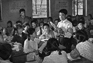 Communist China - children in a classroom Communist China - children in a classroom