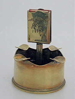 A composite matchbox-ashtray A composite matchbox-ashtray
