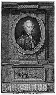 French Naval Commander Print - Comte d'Estaing 1729-1794