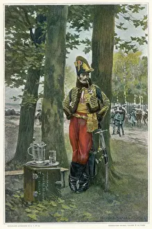 Prints of ANTOINE CHARLES LOUIS COLLINET comte de LASALLE French military Military Prints: Comte De Lasalle Print - Antique Portrait of French Military Officer
