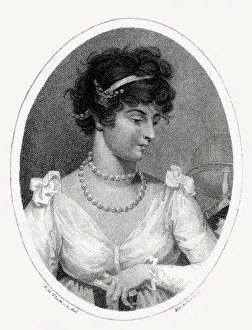 French Writer History Prints: Comtesse De Genlis