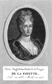 Comtesse De Lafayette Print, 1634-1693