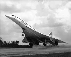 Photographic Collection: Concorde in British Airways colours takes-off