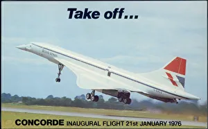 Concorde taking off - 1976 Concorde taking off - 1976