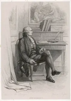 18th Century Thinker Prints: Condorcet (Beranger)