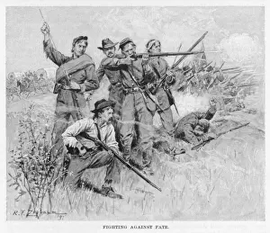 US Civil War Photographs Prints: Confederates Fight On