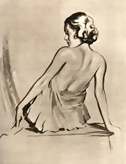 Constance Bennett Print, 1931