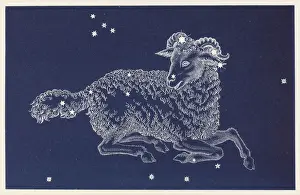 Ancient Greek Constellations Prints: Aries