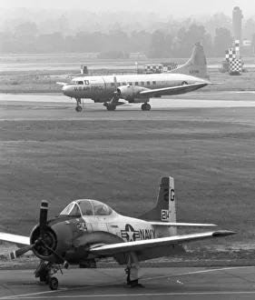 Convair JC-131B and North American T-28 Convair JC-131B and North American T-28