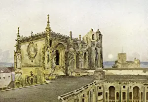 Portuguese Historical Landmarks Prints: The Convent of Christ -Thomar