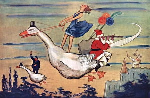 Cooking the Chefs Goose - A Christmas Fantasy, Leon Heron Cooking the Chefs Goose - A Christmas Fantasy, Leon Heron