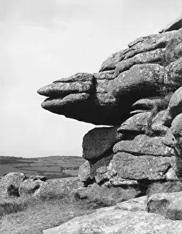 Cornish Rock Formations Prints: Cornish Rock Formation