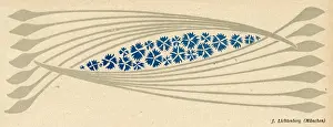 Cornstalk Abstract Print, 1904
