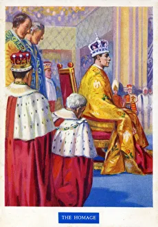 The Coronation of King George VI - The Homage The Coronation of King George VI - The Homage