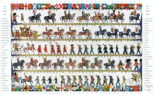 Queen Elizabeth II Coronation Prints: Coronation Procession, 1953
