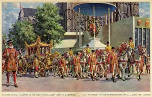 Coronation Procession, Queen Elizabeth II Coronation Procession, Queen Elizabeth II
