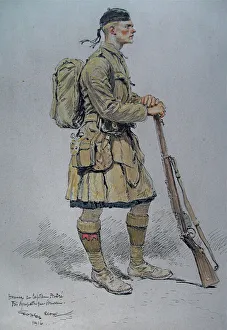 A Corporal of the 1st/9th Battalion Highland Light Infantry A Corporal of the 1st/9th Battalion Highland Light Infantry