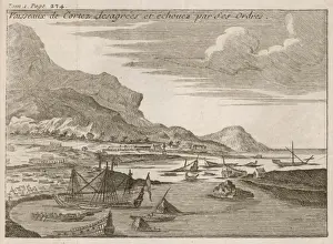 Related Prints: Cortes Sinks Ships Print: A Deterrent to Desertion