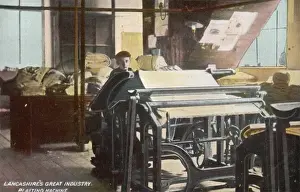 Lancashire Industrial Heritage Prints: Cotton Plaiting Machine
