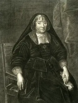 Historic Female Figures Prints: Countess of Exeter