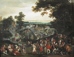 Country party. 16th c. School of Pieter Breugel Country party. 16th c. School of Pieter Breugel