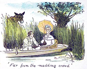 A Couple Boating on the River Thames, 1879 A Couple Boating on the River Thames, 1879