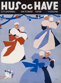 Vintage Dance Floor Scene Prints: Couples Dancing 1936