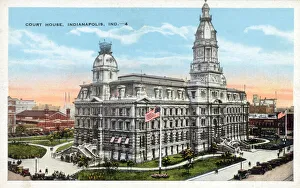 Court House, Indianapolis, Indiana, USA Date: circa 1920 Court House, Indianapolis, Indiana, USA Date: circa 1920