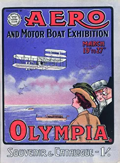 Cover design, Aero and Motor Boat Exhibition Cover design, Aero and Motor Boat Exhibition