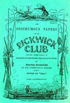 Cover design, The Pickwick Papers by Charles Dickens Cover design, The Pickwick Papers by Charles Dickens
