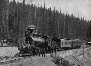 Vintage Train Images Prints: CPR TRAIN