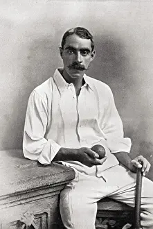 Bombardier Prints: Victorian Cricketer Print - Barton