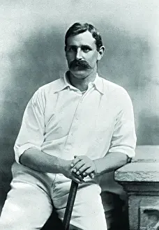 Historical Cricket Players Prints: Cricketer, Brann