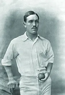 Yorkshire County Cricket Club History Prints: Cricketer, Brown