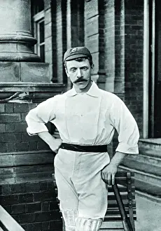 Lancashire Cricket Team Prints: Cricketer, Burns