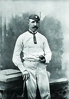Historical Cricket Players Prints: Cricketer, Emmett