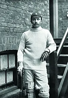Australian Cricket History Prints: Cricketer, Garrett