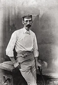 Vintage Cricket Pictures Prints: Cricketer, Hall