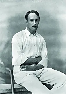 Old English Cricketers Prints: Cricketer, Hill