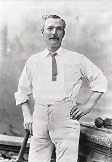 Vintage Cricket Pictures Prints: Cricketer, Humphreys
