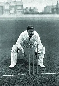 Historical Cricket Players Prints: Cricketer, Kemp