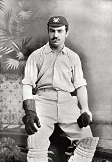 Framed Print : Vintage Cricket Print of Lewis R.P. Lewis for Surrey Framed Print : Vintage Cricket Print of Lewis R.P. Lewis for Surrey